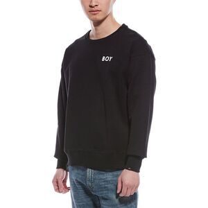 Boy London Mens Boy Crewneck Sweatshirt, Black
